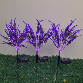 Resim 2/3/4 adet Güneş Enerjili Lavanta Bahçe Işıkları - Açık Dekoratif Yol Aydınlatması ile Mor Çiçek Tasarımı, Şarj Edilebilir Nikel Pil, Bahçe, Patio ve Bahçe Ortam İçin Kolay Kurulum, Güneş Enerjili Dış Mekan Işıkları, Patio Aydınlatması, Dekoratif Aydınlatma, Dayanıklı Aydınlatma 