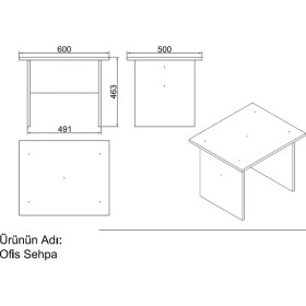 Resim Robin Home Verona Abcdefg2 Ofis Büro Masa Seti Makam Takımı 