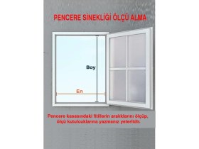Resim AKPEN Kedi Tüllü Menteşeli Pencere Sinekliği (Pet Tül) ALTINMEŞE MAX. 70X130 Cm.ye kadar İSTEDİĞİNİZ ÖLÇÜYÜ VEREBİLİRSİNİZ 