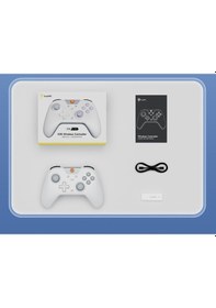 Resim Easysmx X5 - Kablosuz Gamepad - Hall Effect Stick - Beyaz 