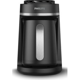 Resim Yeni 5000 Serisi Türk Kahvesi Makinesi Siyah/gümüş, Pratik ve Şık Tasarım 