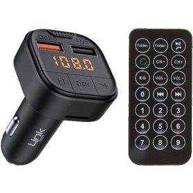 Resim Linktech Gr15 18w Pd + Qc3.0 Led Ekranlı Fm Transmitter 