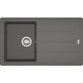 Resim Franke Bfg 611-86 Stone Grey Tek Gözlü Granit Eviye 