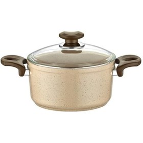 Resim Safran Granit 20 Cm Derin Tencere Sarı 