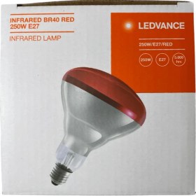 Resim Osram Ledvance 250W Infrared Ampul BR40 E27 Isıtıcılı Lamba Kırmızı Işık (2 Adet) 