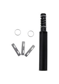 Resim Zcjb Suni Deri Kordon Halat Döner Kesme Aleti Craft Maker Şerit Kesici 3 Bıçaklı-74201 