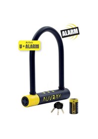 Resim Auvray Alarmlı U Kilit Motosiklet Kilidi 128x245 