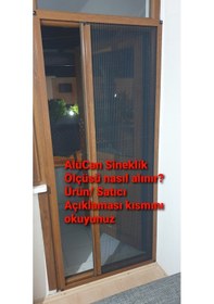 Resim Pileli Sürgülü Katlanır Sineklik Akordeon Kapı Pencere Sineklik 