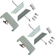 Resim Benagee 2x Araba Beyaz LED Iç Yükseltme Işık Lambası Ampul Kiti 2019 2020 Için (Yurt Dışından) 