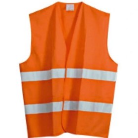 Resim Reflektör İkaz Yeleği Turuncu 
