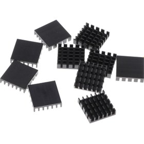 Resim 10 Parça Gpu Cpu Termal Soğutucu Pad, 19X19X5MM, Alüminyum Alaşımlı (Yurt Dışından) 