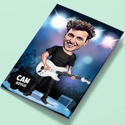 Resim Popstar Erkek Karikatürlü Tebrik Kartı 