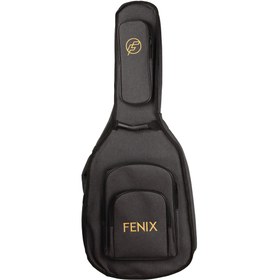 Resim Fenix Lux Akustik Gitar Gigbag (Siyah) 