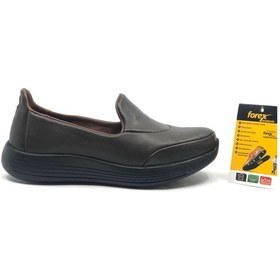 Resim Forex Dr.Tavsiyeli Hakiki Deri Kadın Casual Ayakkabı Kahverengi 