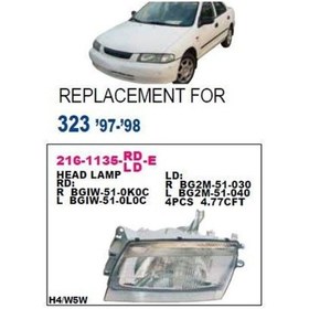 Resim Depo-216-1135l-ld-e - On Far Sol- Mazda: 323 Famılıa 97 98 