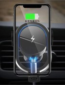 Resim CARNIVAL LAND 15W Magsafe iPhone 11-12-13-14-15 Pro-Pro Max Uyumlu Magnetic Wireless Universal Araç Telefon Tutucu 