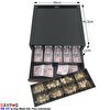 Resim Saypos 46x46.5x11 CM İçi-Dışı Full Metal 5 Geniş Banknotluk Ekstra Büyük Ağır Yük Para Çekmecesi 