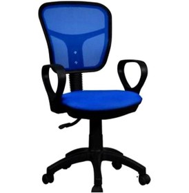 Resim Bengimobilya Çalışma Koltuğu Arkası File Mavi Ortopedik Oturum Itinalı Paket 