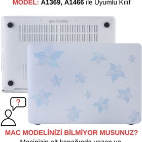 Resim Mcstorey Macbook Air Kılıf 13 Inç Flower05nl (ESKİ USB'Lİ MODEL 2010-2017) A1369 A1466 Ile Uyumlu 