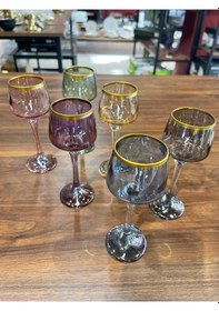 Resim Paşabahçe Lav Lal-506 Renkli 6 Kişilik Kahve Yanı Su Bardağı Renkli 