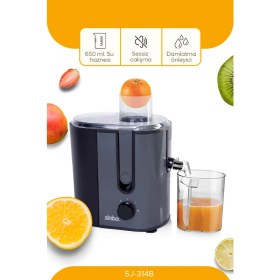Resim Sinbo SJ-3148 Siyah Katı Meyve Sıkacağı 600 W Güç ile Pratik ve Hızlı Meyve Suyu Hazırlama 