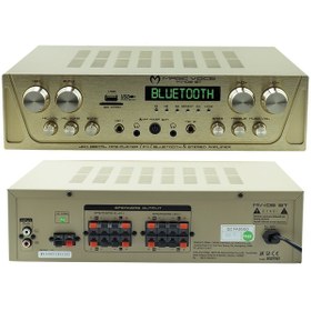 Resim Magicvoice Mv108 Bt Usb Sd Bluetooth Trafosuz Amfi 4 Kanal 