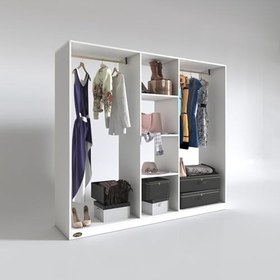 Resim Kenzlife giysi dolabı temel 180 * 200 * 40 byz gardırop 