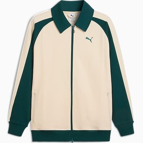 Resim T7 WING Collar UNISEX Geniş Kesim Track Ceket 