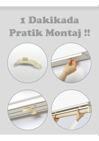 Resim Perdecizade Enxboy Ayda Fil Dijital Baskılı Zebra Perde-cocuk Odası-stor Perde Renkli 