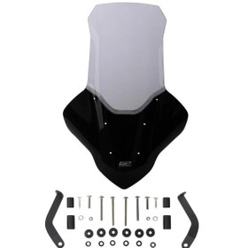 Resim Gp Kompozit Siperlik Tur Camı 82cm Füme Elcikli Uzun Yamaha Nmax 