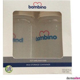 Resim Bambino Süt Saklama Kabı 125ml 2 Adet 