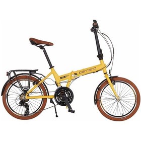 Resim Carraro Flexi 121 Vb V Fren Shimano 21 Vites Katlanır Bisiklet Sarı Bakır - Sarı - Siyah 