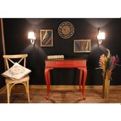 Resim Wooding 80 Cm Çekmeceli Masif Kırmızı Ceviz Dresuar (548586383) Kırmızı 