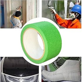 Resim Renkli Maskeleme Kağıt Bant Boya Bandı 50MMX20MT Yeşil 