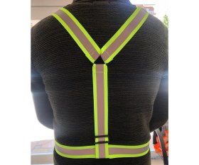 Resim Balp Yeşil Reflektörlü Motosiklet Scooter ve Bisiklet Pratik ikaz Yeleği 