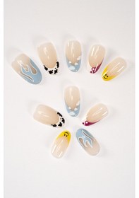 Resim Pop Beauty Takma Tırnak Seti & Zararsız Yapıştırıcı Popbeauty10106 