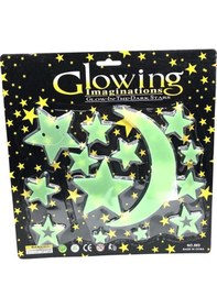 Resim Fosforlu Ygülen Yıldız Yeşil Çocuk Odası Yeşil 53 Adet Büyük Boy 