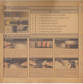 Resim Pazly Ev Laminat Tamir Takımı - Ahşap Zemin Onarım Aracı - Dıy Zemin Tamirciliği 