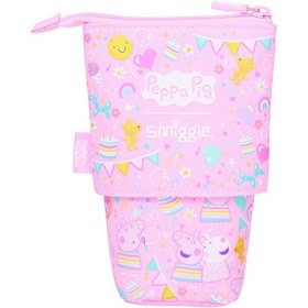 Resim Peppa Pıg İç İçe Geçmeli Katlanır Kalem Kutusu Pembe 