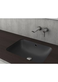 Resim Bocchi Scala Tezgahaltı Lavabo 55 CM Mat Antrasit 1006-020-0125 
