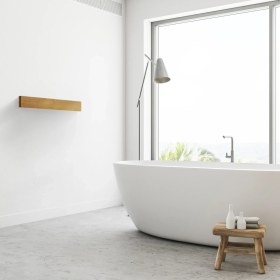 Resim Unique Design Belize 100cm Dekoratif 6 Borulu Duvara Monte Açılır-Kapanır Çamaşır Askısı Antrasit 