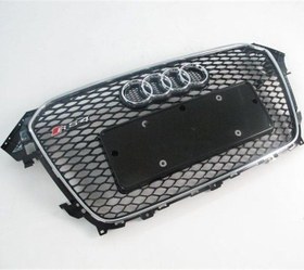 Resim Audi A4 2011-2015 Arası Uyumlu RS Panjur Krom / Siyah 