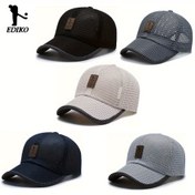 Resim 1/2/3/4/5 Adet EDIKO Yazlık Outdoor Beyzbol Şapkası - Nefes Alabilen Mesh Hafif Unisex Erkek & Kadın Şapkaları, 5 Renk Seçeneği (Siyah/Koyu Gri/Açık Gri/Beyaz/Lacivert), Günlük Kullanım Başlığı, Şık Mesh Tasarım, Konforlu Kumaş Yapımı 