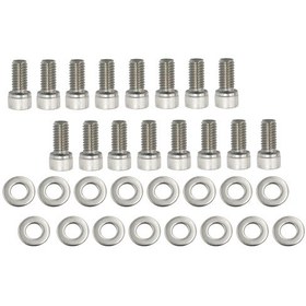 Resim Sbf Başlık Cıvataları Paslanmaz Çelik Takımı Küçük Blok Ford 260 289 302 351w 351c 5.0l İçin Yedek 