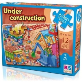 Resim Ks Puzzle Under Construction Jumbo Puzzle 