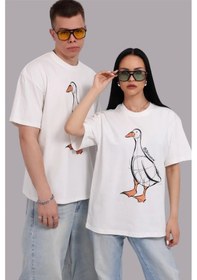 Resim Mybrandsy Y2k Unisex Oversize Tişört 377960339 Beyaz 