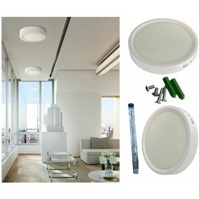 Resim Cata Ct-5233 18W Sıva Üstü Led Armatür Metal Kasa 6400K Beyaz Işk Beyaz 