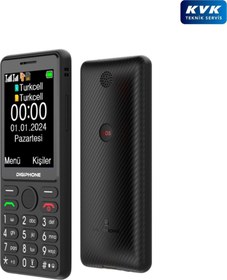 Resim DIGIPHONE S600 Plus Tuşlu Cep Telefonu Siyah 