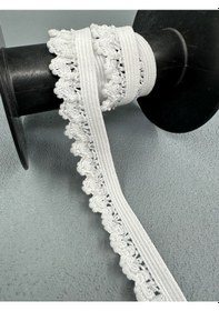 Resim Paşateks-1.5 Cm İç Çamaşır Lastiği-beyaz-desenli-beyaz 