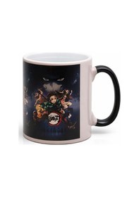 Resim Büro Ev Ofis Hediyesi İçin Tekli Porselen Renkli Demon Slayer Kupa Bardak 